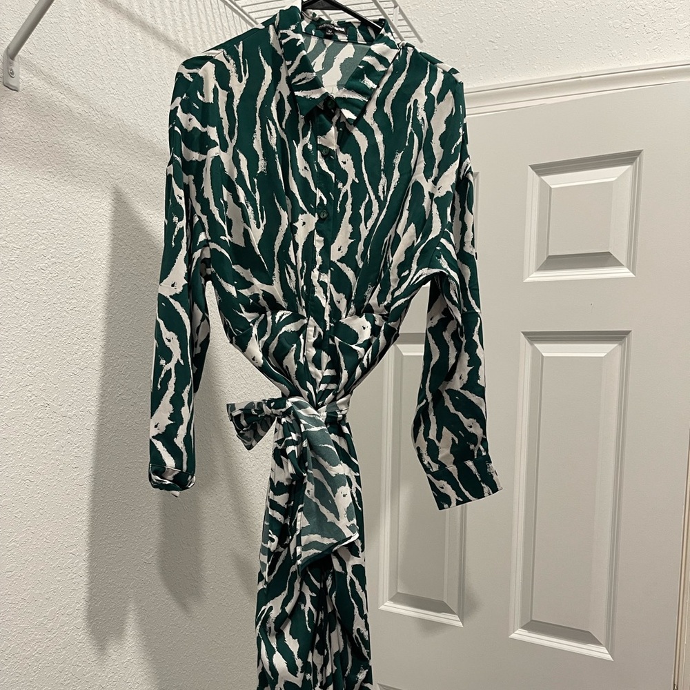 Fashion nova safari vibes maxi dress